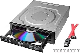 BestDuplicator Lite-On Dual-Layer SATA DVD±RW Optical Drive with Installation Kit for Reading and Writing CDs and DVDs on Desktop Computers, Servers, and Workstations