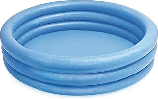 INTEX 59416EP Crystal Blue Inflatable Kiddie Swimming Pool, 45in x 10in