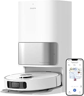 dreame L10s Ultra Robot Vacuum and Mop Combo, Auto Mop Cleaning and Drying, Self-Refilling and Self-Emptying Base for 60 Days of Cleaning, 5300Pa Suction and AI Navigation, Compatible with Alexa