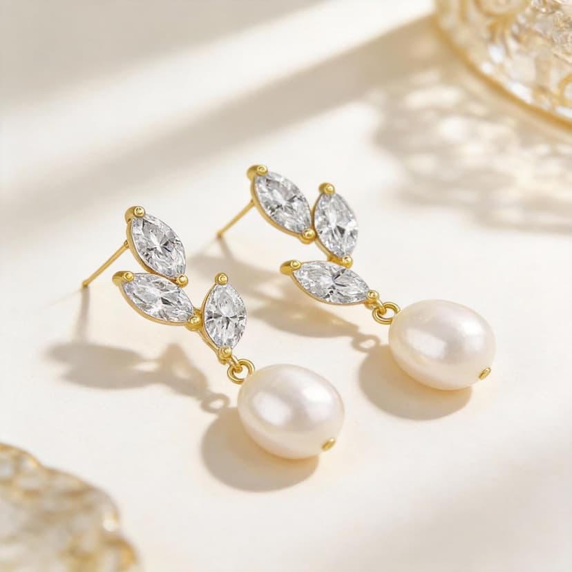 Bridesmaid Earrings Set of 4/6/8, Bridesmaid Proposal Gifts, Gold Knot Pearl Drop Earring with Proposal Cards,Ready to Gift Bridal Party Jewelry for Bridesmaids, Maid of Honor, Wedding Thank You Gift B0GKNZK8N2
