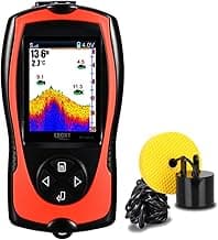 LUCKY Portable Fish Finder Handheld Kayak Fish Finders Wired Fish Depth Finder Sonar Sensor Transducer for Boat Fishing Sea Fishing
