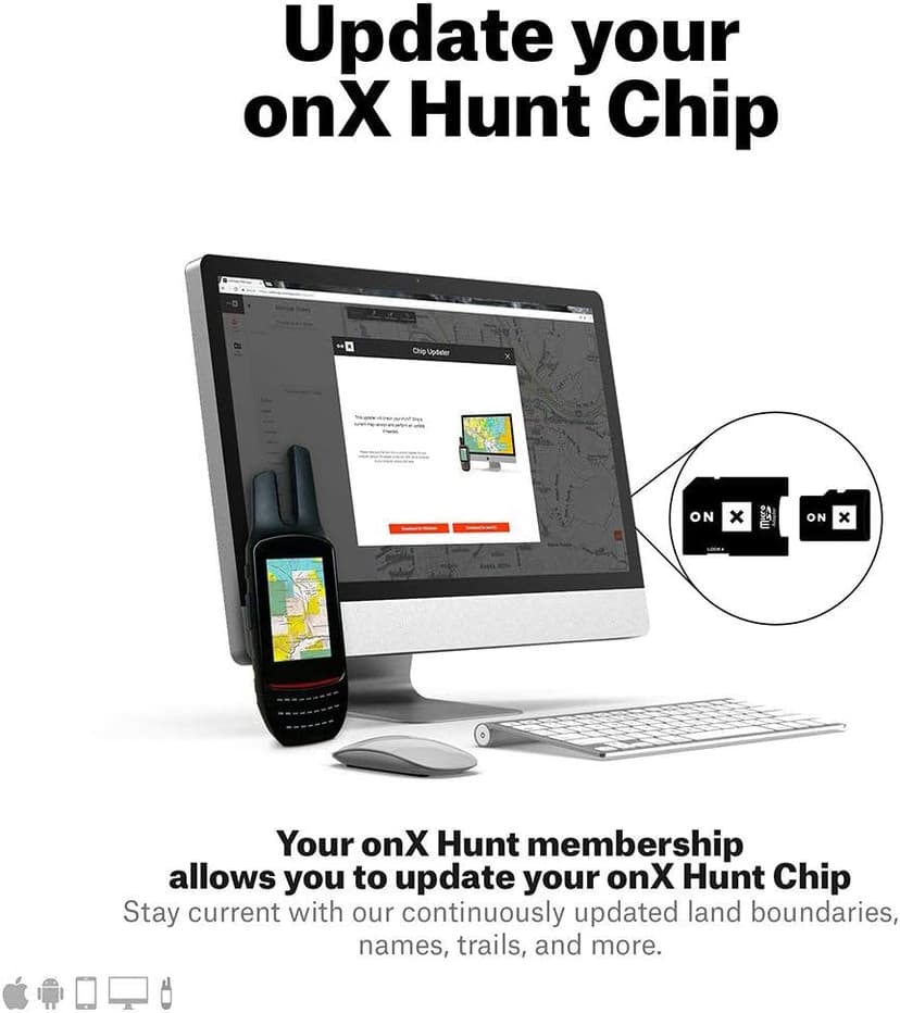 onX Elite: Nationwide Digital Map Membership for Phone, Tablet, and Computer - Color Coded Land Ownership - 24k Topo - Hunting Specific Data - Updates Hunt Chip