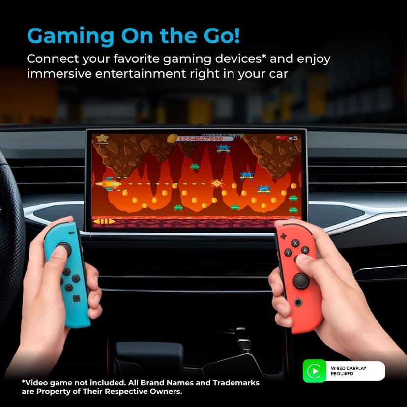 CarPlay TV Adapter - Convert Any Wired CarPlay to Wireless CarPlay - Plug in a TV Stick to Stream Netflix, YouTube, and More Right from Your car’s infotainment Screen