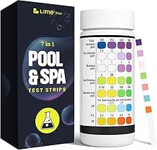162 Pcs 7-Way Hot Tub, Spa & Pool Test Strips - Accurate Readings in 15 Seconds