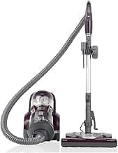 Kenmore Friendly Lightweight Bagless Compact Canister Vacuum with Pet Powermate, HEPA, Extended Telescoping Wand, Retractable Cord and 2 Cleaning Tools, Eggplant
