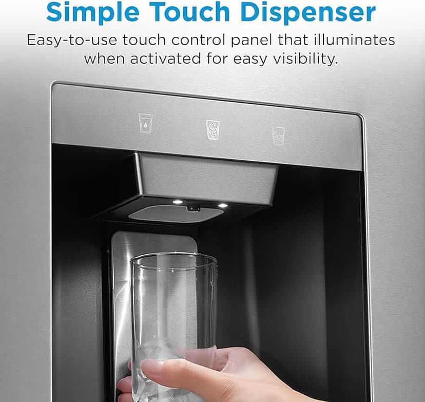 Midea MRF29D6AST 29.3 Cu. Ft. Stainless 3-Door French Door Smart Refrigerator