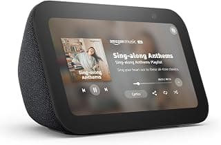 Amazon Echo Show 5 (newest model), Smart display, Designed for Alexa+, 2x the bass and clearer sound, Charcoal B09B2SBHQK