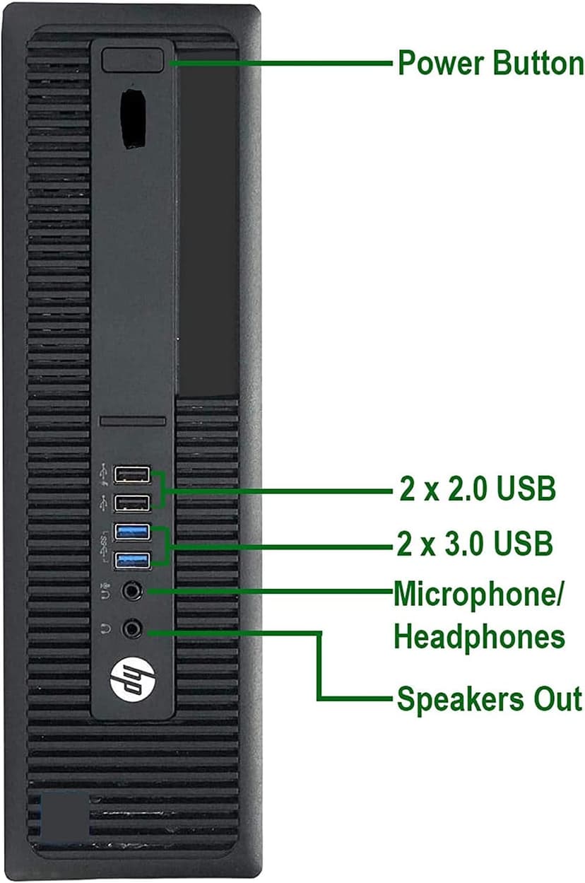 HP ProDesk 600 G1 SFF Intel Core i5-4590 3.30GHz 16GB DDR4 500GB HDD Intel HD Graphics 4600 Desktop PC Refurbished Window 10 Professional (Renewed)
