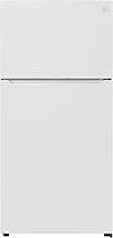 Kenmore 33" Top Mount Refrigerator with Freezer - Adjustable Shelving, Humidity-Controlled Crispers, Optional Ice Maker, LED Lighting, ENERGY STAR Certified, 25 cu. ft. Capacity - White