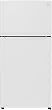 Kenmore 33" Top Mount Refrigerator with Freezer - Adjustable Shelving, Humidity-Controlled Crispers, Optional Ice Maker, LED Lighting, ENERGY STAR Certified, 25 cu. ft. Capacity - White