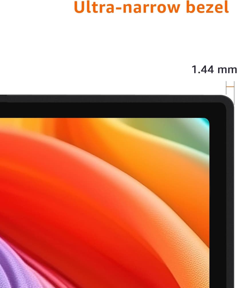 Amazon Basics 24 Inch (23.8 inch viewable) Monitor, FHD 1080P, Max 100Hz, VESA Compatible, Built-in Speakers, Black