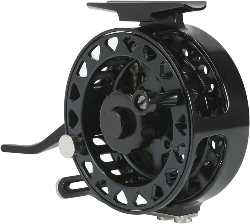 Semi-Automatic Fly Reel with Adjustable Drag Quick Spool Removal Made of CNC Machined Aluminum for Freshwater Lake River Trout Fly Fishing
