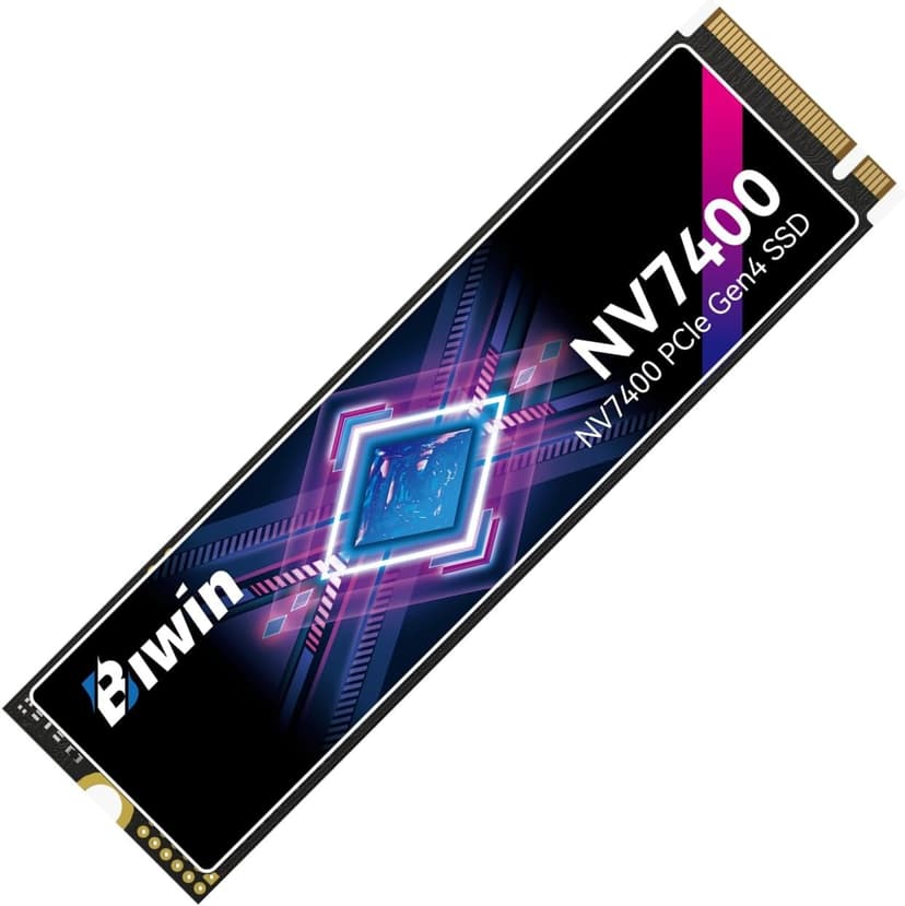 BIWIN Black Opal NV7400 1TB SSD Gen4x4, Read Speed up to 7450MB/s, NVMe M.2 2280 PCIe 4.0 Internal PC Solid State Drive for Laptop/Desktop/PS5