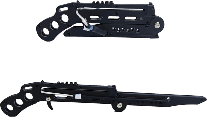 Tactical Pistol Crossbow, Self Opening Crossbow, Recurve Bow Equipped with 15 Aluminum Arrows