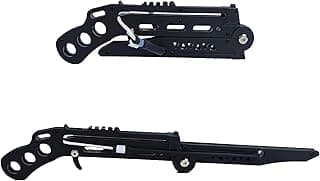 Tactical Pistol Crossbow, Self Opening Crossbow, Recurve Bow Equipped with 15 Aluminum Arrows