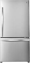 Kenmore 31" Bottom Freezer Refrigerator - Ice Maker, Adjustable Shelving, Crispers Drawers, LED Lighting, ENERGY STAR Certified, 22.3 cu. ft. Capacity, Fingerprint Resistant Stainless Steel