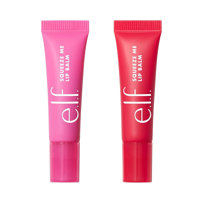 Moisturizing Balm For A Sheer Tint Of Color, Made With Hyaluronic Acid, Vegan & Cruelty-Free, Cherry & Bubblegum e.l.f. Squeeze Me More Lip Balm Duo, Cherry/Bubblegum B0FPMGZ18H
