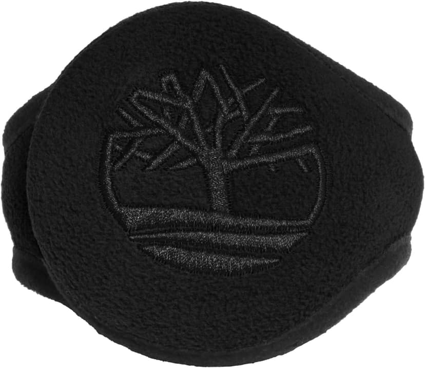 Timberland Men’s Foldable Tree Logo Ear Muffs - One Size, Soft Inner Cushion for Warmth, Easy to Carry, Cold Weather Fit
