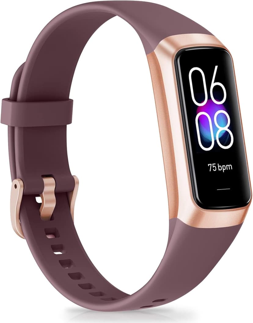 Fitness Tracker with 24/7 Heart Rate Blood Oxygen Sleep Monitor, 1.1" AMOLED Touch Screen Activity Tracker Smart Watches, IP68 Waterproof Step Counter Pedometer for Women Men