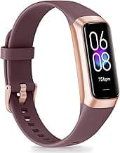 Fitness Tracker with 24/7 Heart Rate Blood Oxygen Sleep Monitor, 1.1" AMOLED Touch Screen Activity Tracker Smart Watches, IP68 Waterproof Step Counter Pedometer for Women Men