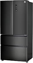 Commercial Cool 18.9 Cu. Ft. French Door Refrigerator, 33 Inch Wide Refrigerator with 2 Bottom Mount Freezer Drawers, Frost Free, LED Lighting, Digital Temperature Control, CCRF1890KB, Black