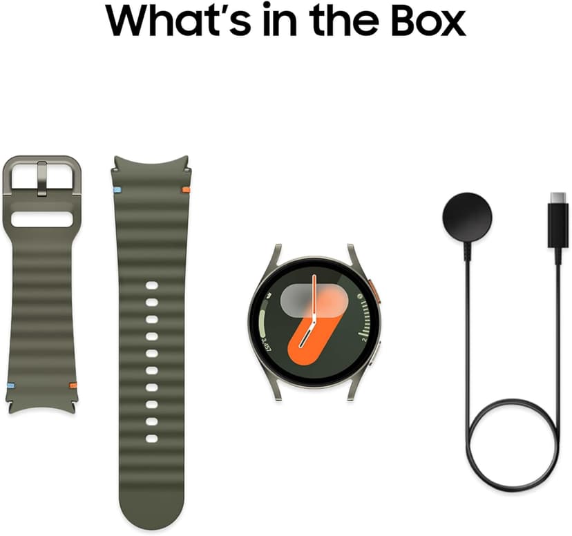 Samsung Galaxy Watch 7 40mm Bluetooth AI Smartwatch w/Energy Score, Wellness Tips, Heart Rate Tracking, Sleep Monitor, Fitness Tracker, 2024, Green [US Version, 1Yr Manufacturer Warranty]