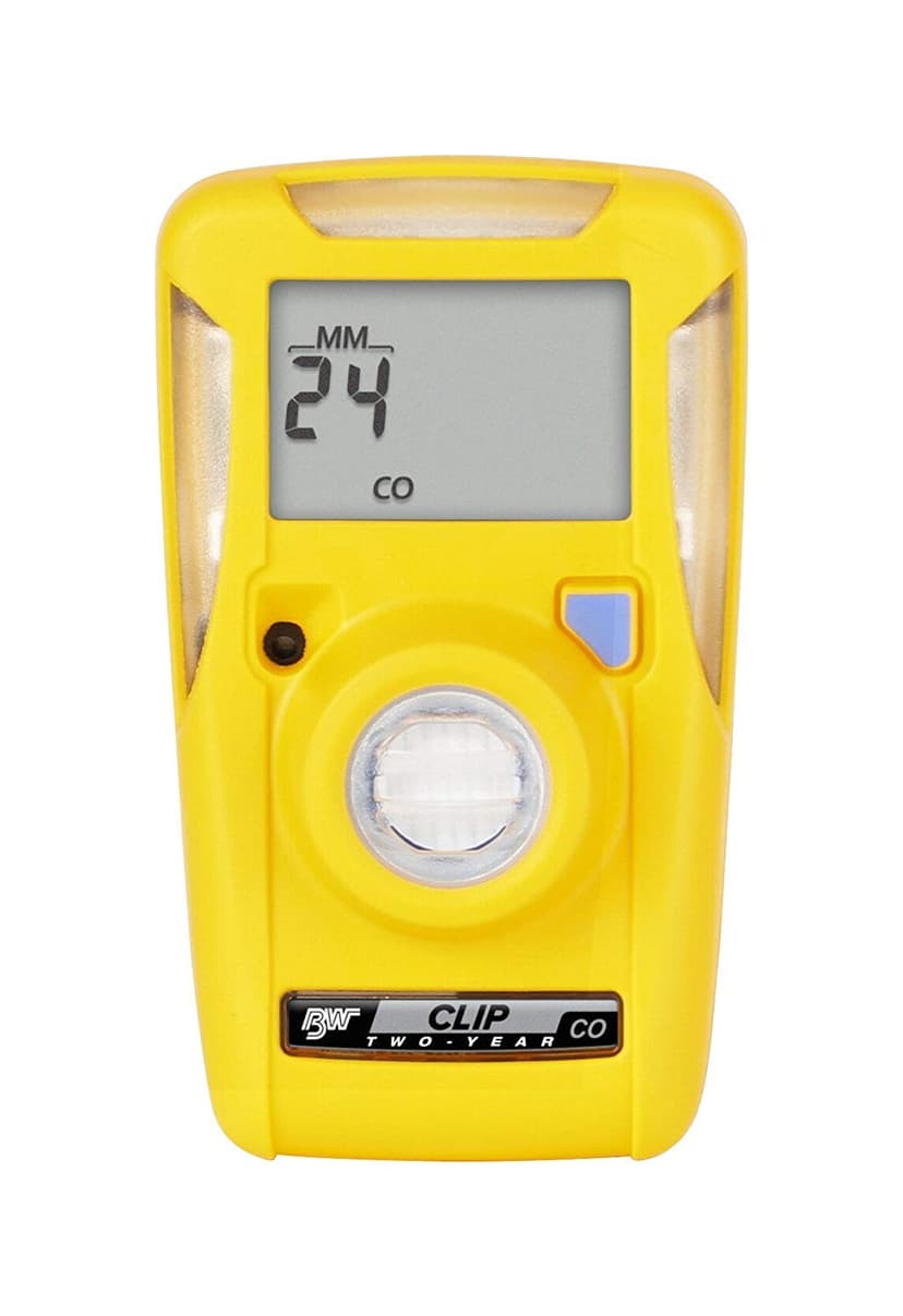 BW Technologies BWC2-M BW Clip Single Gas CO Monitor, 35/200, Yellow, Standard, 1 Count