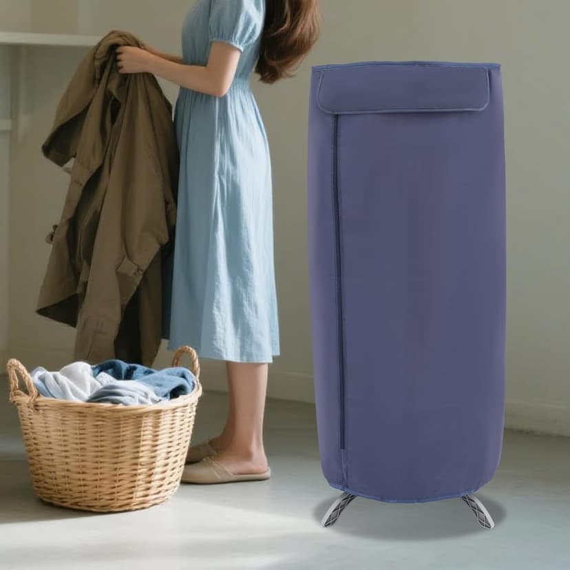 Portable Clothes Dryer, Upgraded Large Capacity for Families, Remote Control, Large Capacity Travel Electric Dryer for Apartments, RV, Shoes, Underwear
