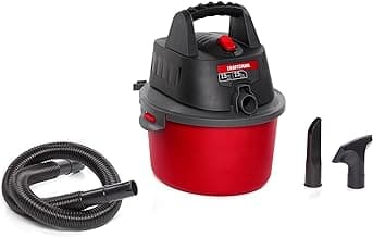 CRAFTSMAN CMXEVBE17250 2.5 Gallon 2.5 Peak HP Wet Dry Vac, Portable Shop Vacuum Wet and Dry with Filter Bag, Hose and Attachments for Cleaning in The Home