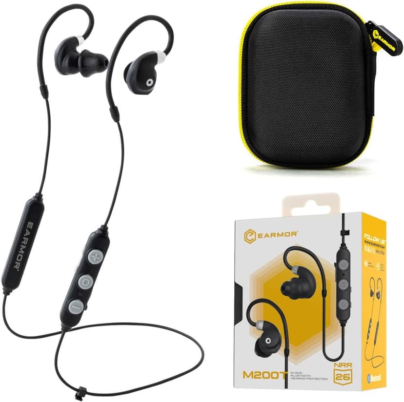 OPSMEN Bluetooth 5.4 in Ear Shooting Ear Protection, M200T Electronic Shooting Ear Buds Noise Cancelling & Sound Amplication Hearing Protection Earbuds