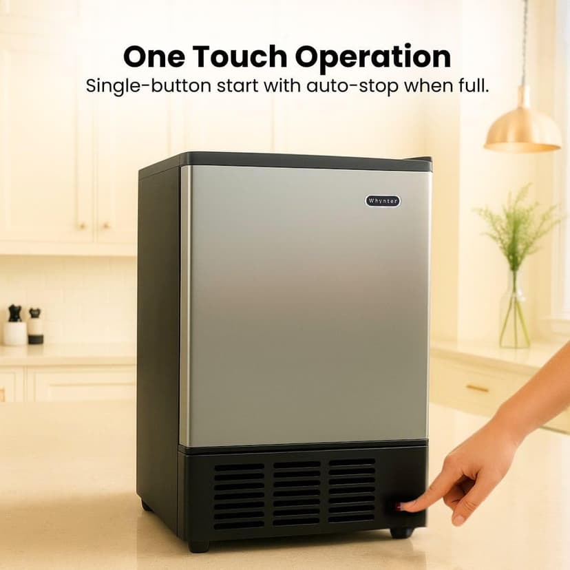Whynter UIM-155 Stainless Steel Built-In Ice Maker