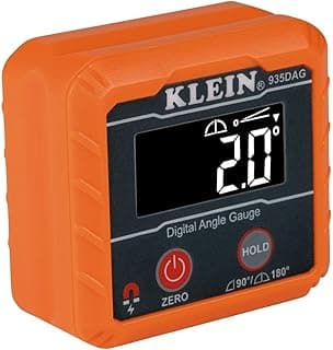 Klein Tools 935DAG Digital Electronic Level and Angle Gauge, Measures 0 - 90 and 0 - 180 Degree Ranges, Measures and Sets Angles