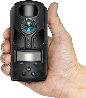 20MP MINI Trail Camera,1080P Hunting Trail Camera with No Glow 940nm Night Vision Motion Activated IP66 Waterproof,80ft Illumination Range Hunting Game Cam for Wildlife Monitoring