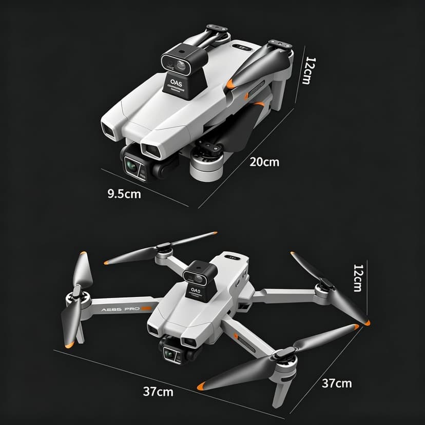 AE86ProMax+Drones with Camera for Adults 4K Video,Touch Screen Tablet Remote and 3-Axis Mechanical Gimbal, 5G Digital Transmission, 360° Laser Obstacle Avoidance, GPS Auto Return,Three 8000mAh 45 Mins Long Endurance, 500g Payload, Smart Follow Waypoint Flight Foldable Quadcopter, Up to 5 Miles Range (Grey) 3 Batteries + 64GB TF Card Bundle)