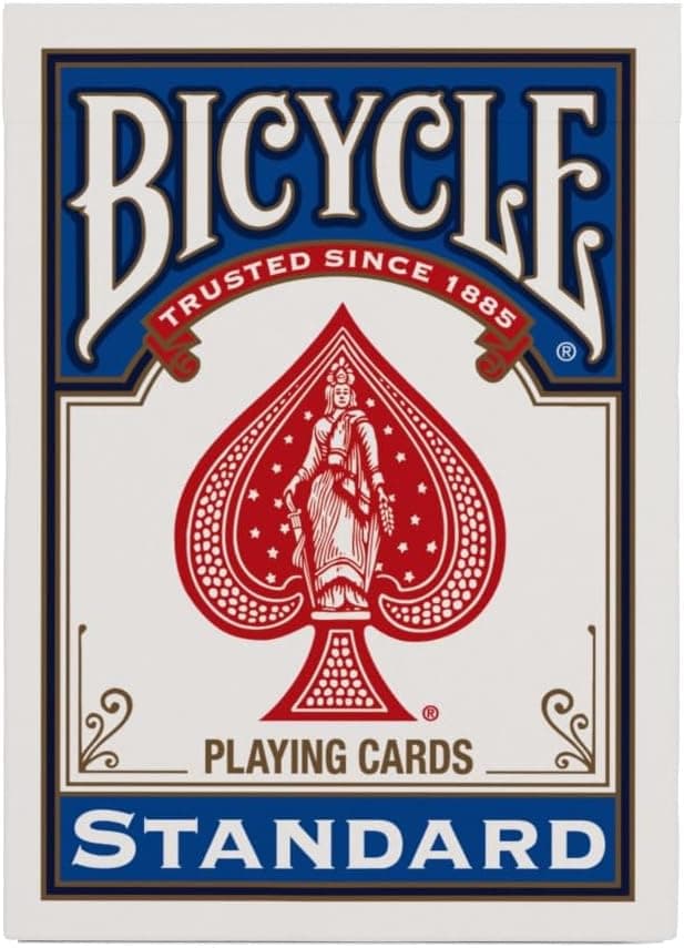 Bicycle Standard Rider Back Playing Cards, Poker Size, 12 Pack, Classic Decks of Cards for Poker, Blackjack, Casino Games & Family Game Night
