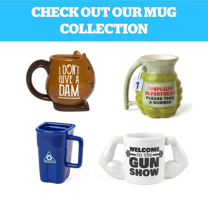 BigMouth Inc. Prescription Coffee Mug - Large Funny Prescription Coffee Cup - Unique Pharmacy Gifts - Hilarious Novelty and Gag Gifts for Doctor - Dishwasher-Safe Ceramic Pill Bottle Coffee Cup - 12oz B0085MQPSG