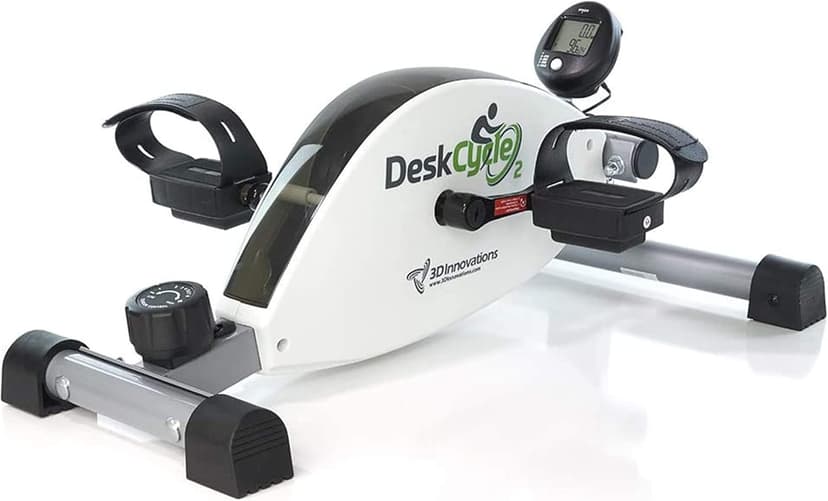 DeskCycle Under Desk Bike Pedal Exerciser - Stationary Bikes for Home & Office - Standard and Adjustable Height Versions