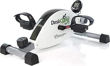DeskCycle Under Desk Bike Pedal Exerciser - Stationary Bikes for Home & Office - Standard and Adjustable Height Versions