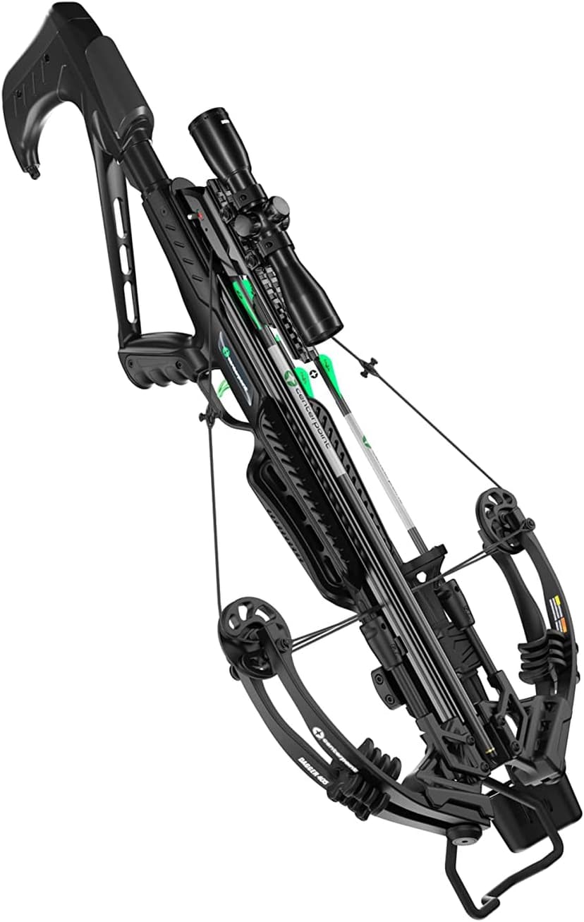 Dagger 405 FPS 220 LBS Compound Crossbow - 15 Inch Cocked with Whisper Silencing System