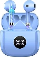 Wireless Earbuds Bluetooth 5.4 , Ear Buds LED Power Display Headphones 6D Stereo, Bluetooth Earbuds in-Ear Noise Cancelling Mic, 40H Playback Mini Case IP7 Waterproof Sports Earphones for Android iOS