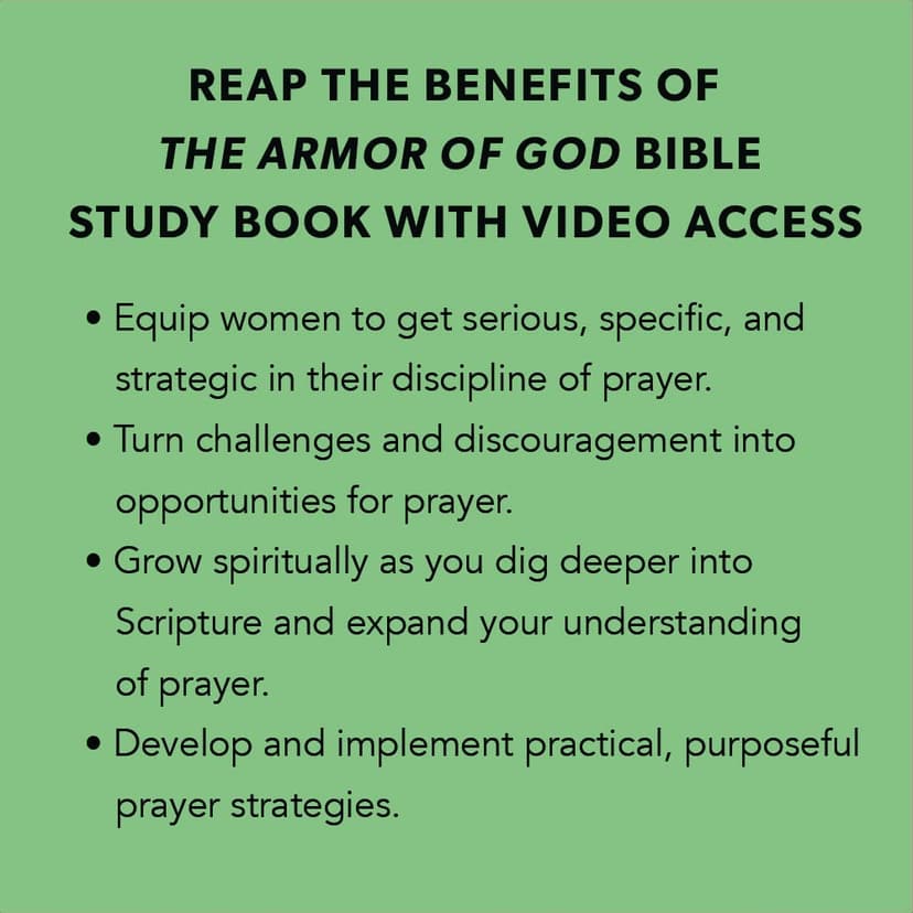 The Armor of God - Bible Study for Women with Video Access
