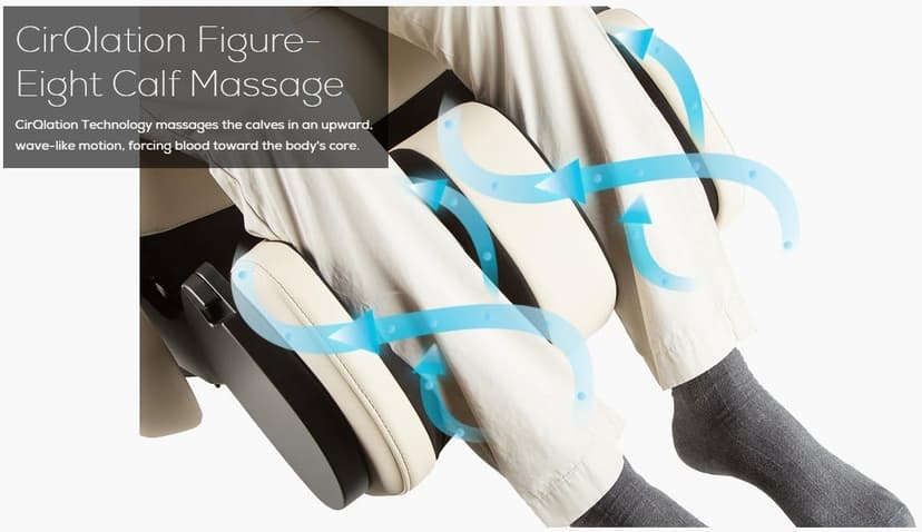 Human Touch WholeBody 7.1 Swivel-Base Full Body Relax and Massage Chair - Perfect for Home Relaxation and Stress Relief | Warm Air Heating | Customizable Massage | Retractable Ottoman | Espresso Color, 7.1"