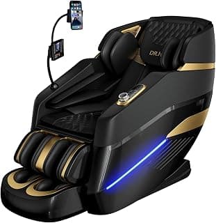 Massage Chair Full Body,Zero Gravity 3D SL-Track Shiatsu Massage Recliner Chair Built-in Heat System Airbag Massage with Body Scan, Deep Yoga Stretch, Calfrest Extension And Foot And Back massage