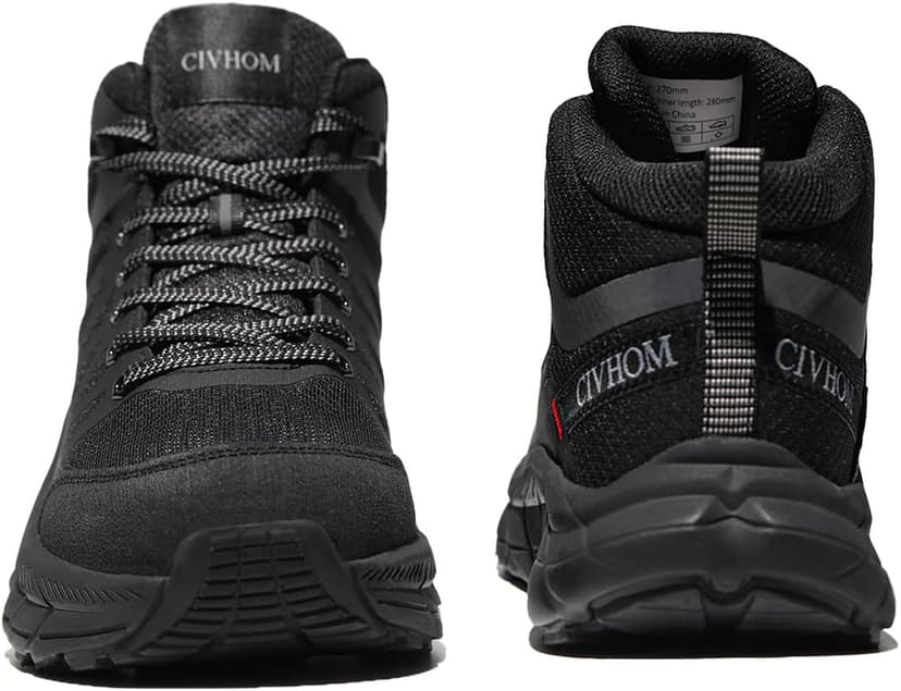 CIVHOM Men Breathable Outdoor Hiking Shoes, Comfortable Trekking Trail Sneakers for Walking & Adventures