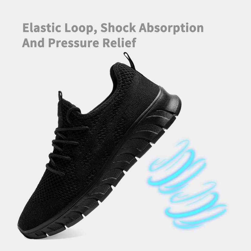 DLWKIPV Women's Running Shoes Lightweight Walking Sneakers Tennis Athletic Lace Up Gym Casual Fashion Fitness Sports Soft Sole Mesh Workout Comfortable