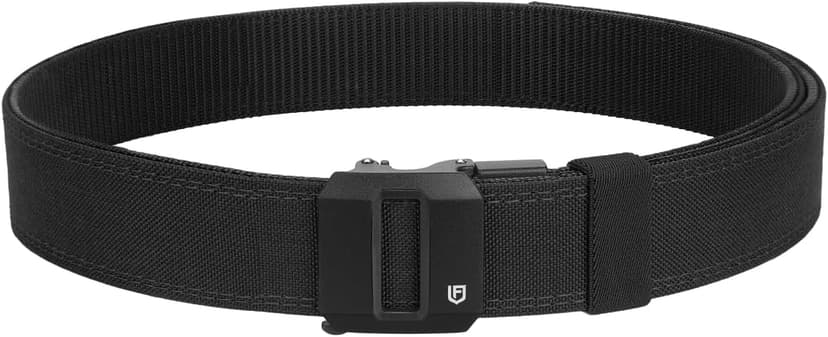 FAIRWIN Tactical Gun Belt, Ratchet CCW EDC Stiff Heavy Duty Work 1.5" Battle Concealed Carry Rigid Patented Nylon Men Belts