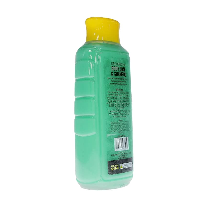 Hunters Specialties Scent-A-Way MAX Liquid Body Soap & Shampoo - Odorless Green Soap Scent Eliminator for Hunters, Trappers, Anglers, and Campers - 24 OZ