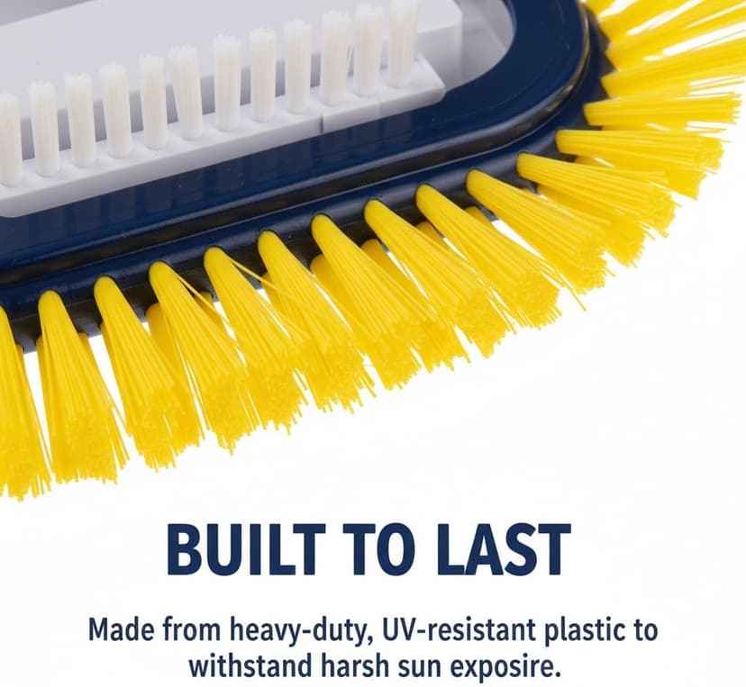 ProMotus Weighted Pool Vacuum Head, Vinyl-Safe No Wheels Manual Cleaner with Air Relief Valves，Multi-Directional Brushes for Above Ground & Inground Pools, Universal Fit for 1-1/4" & 1-1/2" Hoses