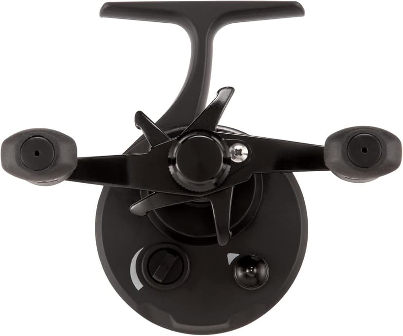 13 Fishing - Descent - Inline Ice Fishing Reel - 2.7:1 Gear Ratio - Right Hand Retrieve (Gen 2) - D2-2.7-RH, Black