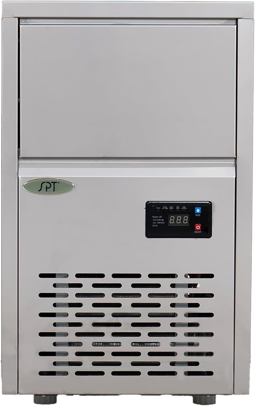 SPT SZB-22 44-lb Automatic Flake Ice Maker in Stainless Steel with Inline Water Filter